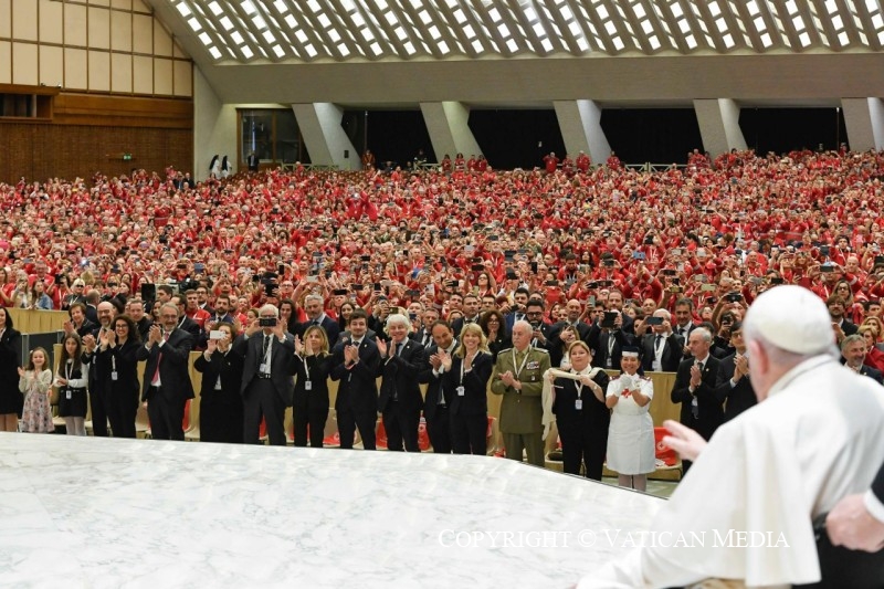 Diễn văn Đức Thánh Cha dành cho các tình nguyện viên của Hội Chữ Thập Đỏ Ý