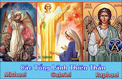 Thứ Năm Tuần XXVI TN Năm C - TỔNG LÃNH THIÊN THẦN MI-CA-EN, GÁP-RI-EN, RA-PHA-EN. Lễ kính.